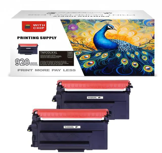 Main image of 2 Pack TN920UXXL Black Toner Cartridge Compatible for Brother TN920 TN920XL TN920XXL TN920 UXXL, Fits for Brother HL-L6210DW HL-L6210DWT HL-L5210DN HL-L5210DW HL-L5210DWT With Chip
