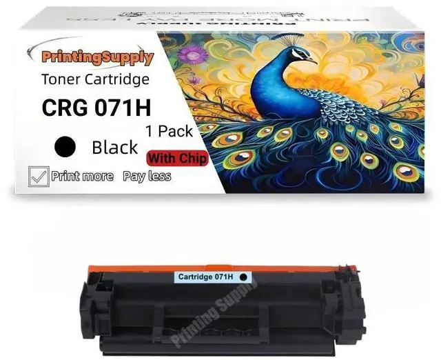 Main image of 1 Pack 071H Black Toner Cartridge Compatible for Canon 071H CRG 071H CRG-071H Work with Canon ImageClass MF275dw MF274dn MF273dw MF272dw MF271dn LBP122dw LBP121dn