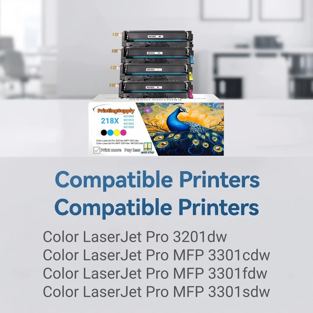 Alt view image 3 of 7 - W2183X New High Yield Magenta Toner Cartridge With Chip Compatible for HP W218X / W2183X, Work With HP Color LaserJet Pro 3210DW, MFP 3301cdw, MFP 3301fdw, MFP 3301sdw
