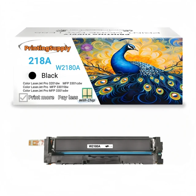 Main image of W2180A New High Yield Black Toner Cartridge With Chip Replace For HP W2180A/W218A, Compatible With HP Color LaserJet Pro MFP 3210DW, MFP 3301cdw, MFP 3301fdw, MFP 3301sdw