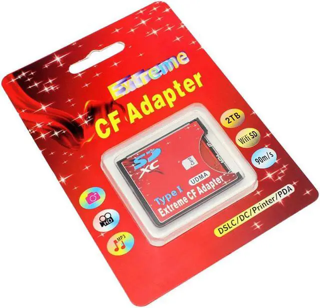 Alt view image 3 of 4 - Sonilco SD to CF Compact Flash Memory Card Reader Adapter Type I Converter