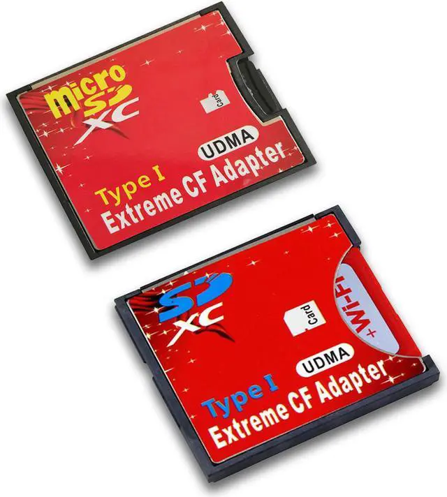 Alt view image 3 of 3 - Sonilco TF to CF Compact Flash Memory Card Reader Adapter Type I Converter