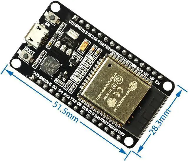 Alt view image 6 of 7 - ESP-WROOM-32 ESP32 And WIFI Dual-core CPU With Low Power Consumption MCU Development Board 2.4GHz Microcontroller for Arduino