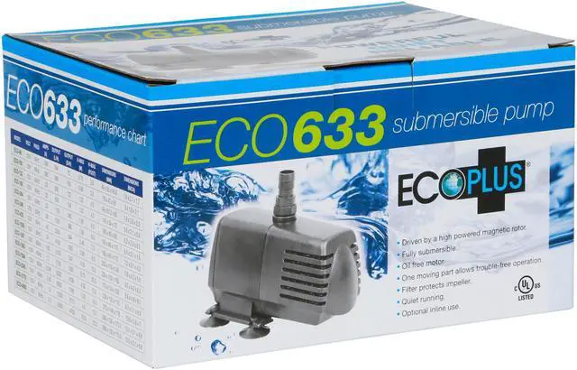 Alt view image 4 of 4 - EcoPlus Eco 633 Fixed Flow Submersible/Inline Pump 594 GPH