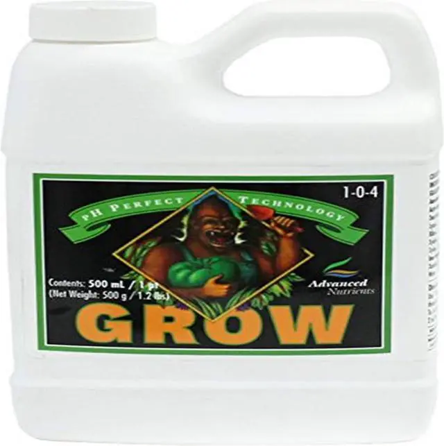 Main image of Advanced Nutrients 1301-13 Grow pH Perfect Fertilizer, 500 mL, 0.5 Liter