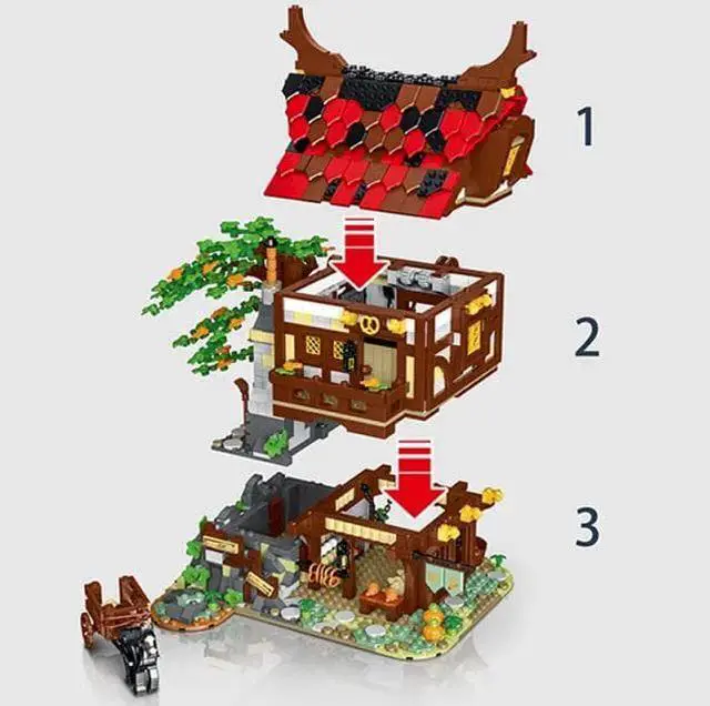 Alt view image 4 of 7 - Unique No-Name Building Blocks | Medieval Bakery