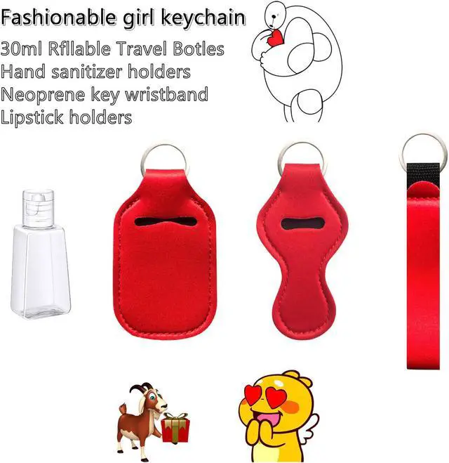 Alt view image 4 of 7 - Self Defense Keychain Set With Safe Sound Personal Alarm, Safety Keychain Set for Women, Girls - Portable Self Protection Key Chain Defense Red