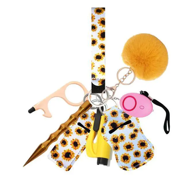 Main image of Personal Alarm for Women, Self Defense Keychain , 140DB Emergency Self-Defense Security Alarm Keychain with LED Light for Women Kids and Elders Orange