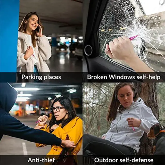 Alt view image 6 of 7 - Personal Alarm for Women, Self Defense Keychain , 140DB Emergency Self-Defense Security Alarm Keychain with LED Light for Women Kids and Elders Brown