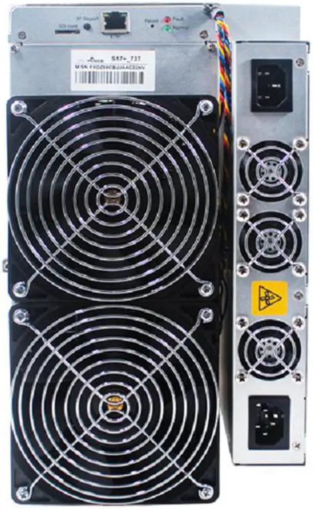 Alt view image 2 of 6 - Original Antminer S17+ (73Th) from Bitmain mining SHA-256 algorithm with a maximum hashrate of 73Th/s for a power consumption of 2920W