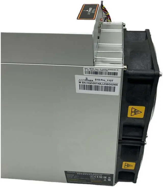 Alt view image 3 of 7 - Bitmain S19 95 TH/S Bitcoin Miner Antminer With Power Supply Bitmain Mining SHA-256 BTC Min Machine SHA256 Algorithm