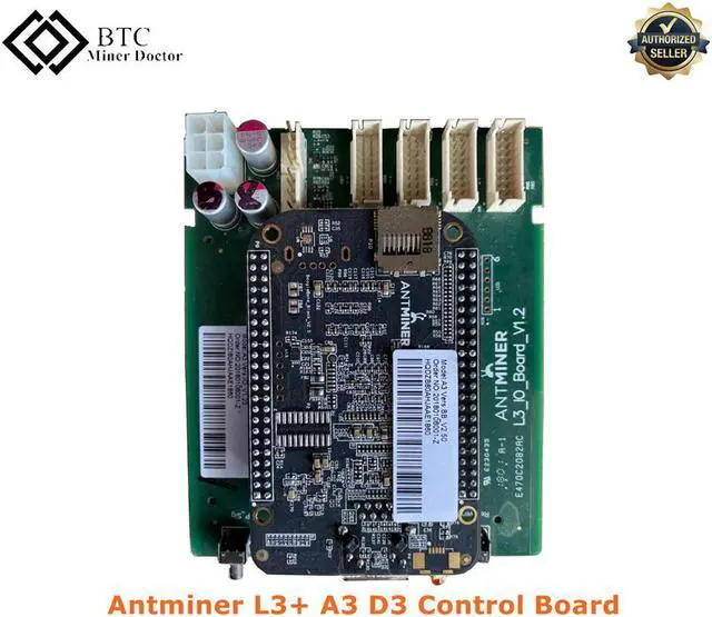 Main image of For Antminer L3+ A3 D3 Control Board LTC Dogecoin Mining Replacement MainBoard