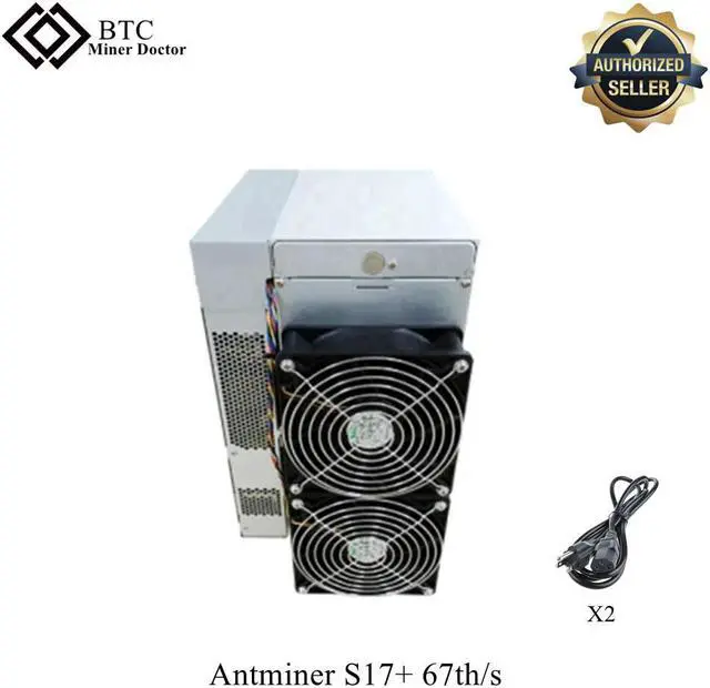 Main image of Upgraded S17+ 67t Stable Hash Bitcoin Miner Antminer S17 Plus