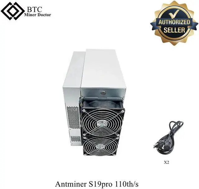 Main image of S19pro 110th/s Bitcoin Asic Miner Bitmain Antminer S19 Pro 3250w