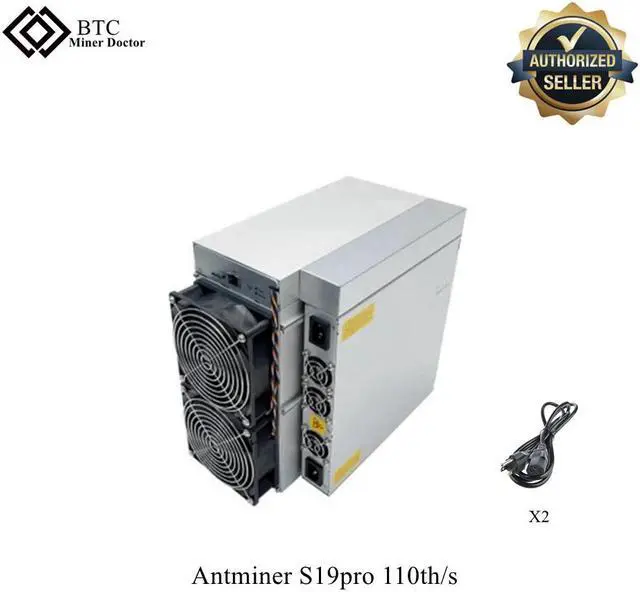Main image of Most Value BTC Miners Antminer S19 PRO 110t 3250W in Stock Ready to Ship Bitmain Miner
