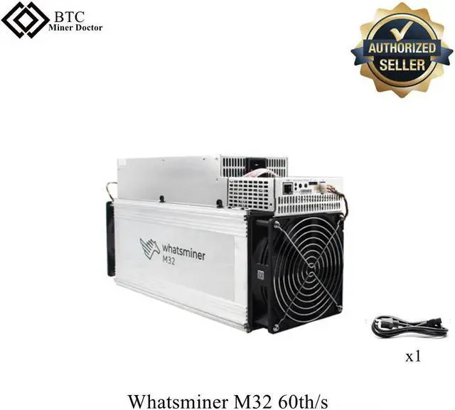 Alt view image 6 of 6 - Whatsminer Bitcoin Miner M32 60t in Stock Microbt Mining Machine 3360W