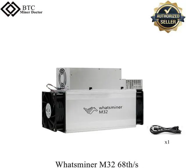 Main image of Microbt Whatsminer M32 68t Sha-256 Algorithm Miner with 3400W 68th/s