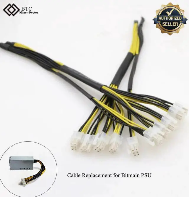 10pcs/Set Power Supply Cable Pin Connector 18 AWG for Antminer