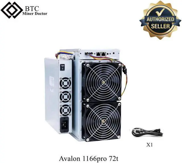 Main image of Canaan Avalonminer 1166Pro 72T Bitcoin Crypto Mining BTC A1166 Pro