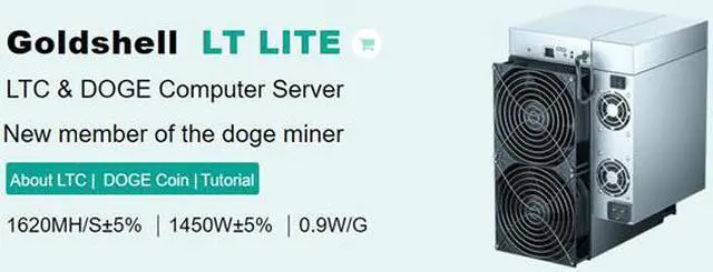Alt view image 2 of 7 - LT LITE Doge LTC Miner Better Than LT5 LT6 MINI DOGE Ready To Delivery