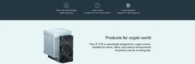 Alt view image 3 of 7 - LT LITE Doge LTC Miner Better Than LT5 LT6 MINI DOGE Ready To Delivery