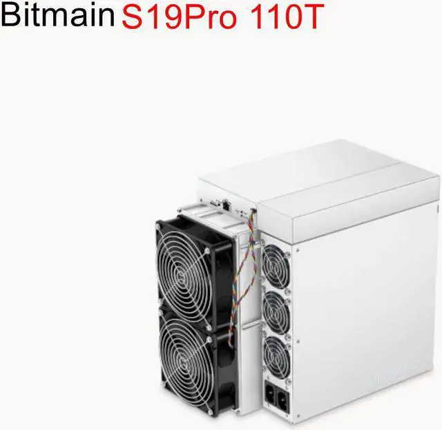 Main image of Antminer S19Pro 110Th/s 3250W Asic Miner SHA256 Bitcoin BCH BTC miner Bitmain miner