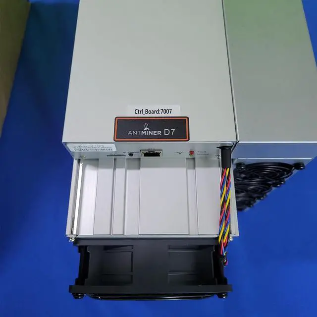 Alt view image 5 of 5 - Antminer D7 1157GH/S Mining Hardware with 3148W Crypto Dash Miner Power Supply included