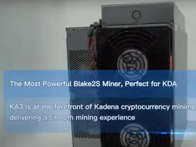 Alt view image 5 of 6 - Antminer KA3 166TH/S Most Efficient Miner KDA Mining Machine KDA Blake2S Air-cooling with 3154W Power Supply Included