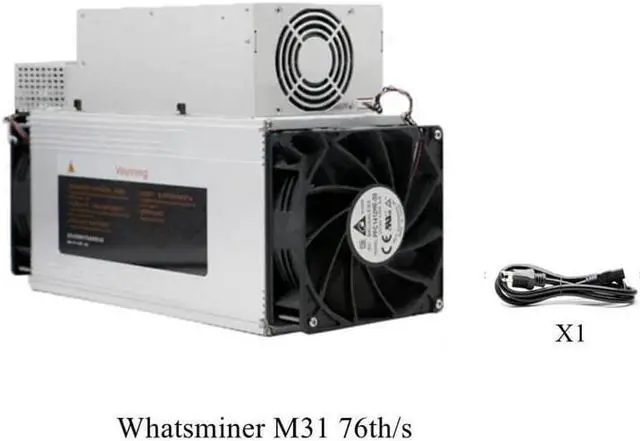 Main image of Whatsminer M31S 76T Btc Bitcoin Miner M31s Whatsminer 3220W PSU Inlcuded