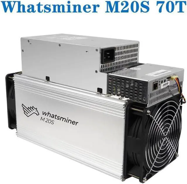 Main image of ASIC MINER BTC BCH WhatsMiner M20S 70Th/s Bitcoin Miner With PSU Better Than Antminer M21S S9 S1 T9+ S15 S17 T17 S17e