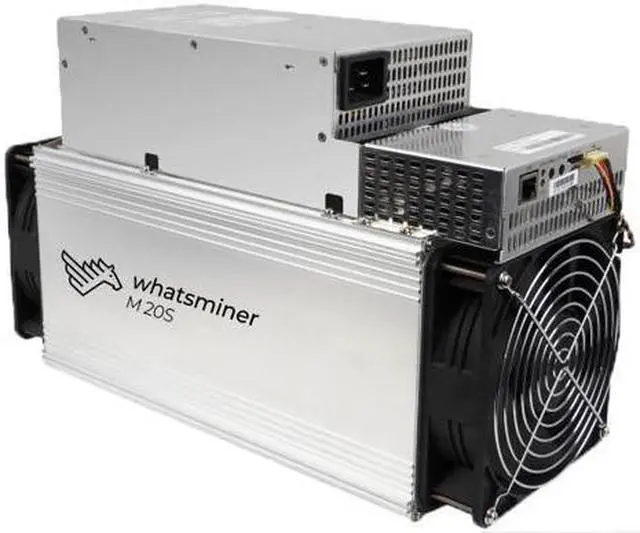 Alt view image 6 of 6 - Whatsminer M20S 65TH/S BTC Bitcoin Miner Machine 3360W Bitcoin Miner Include PSU Better Than Antminer S9 S17 T17e M3 M21S Innosilicon T2T T3 A1066