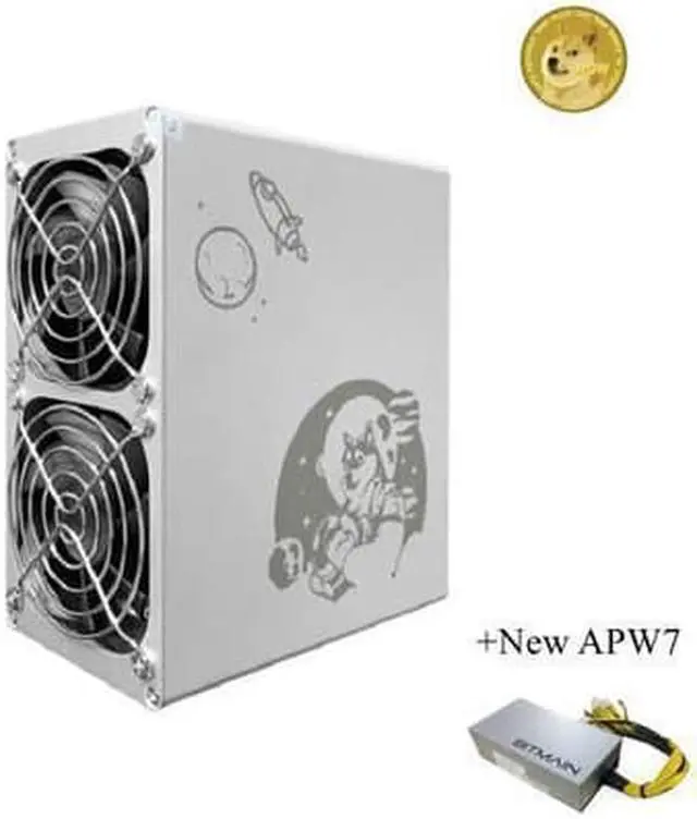 Main image of Mini-DOGE 185MH/S DOGE& LTC Mining Machine Low noise Small& Simple Home Mining Home Riching With 1800W Antminer APW7 Power Supply
