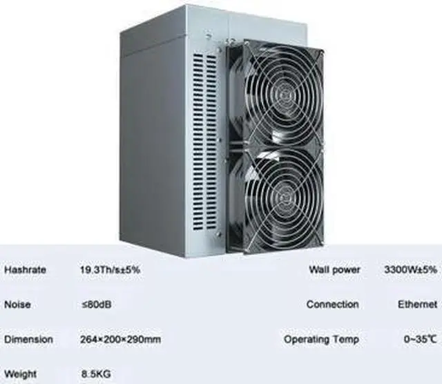 Alt view image 4 of 4 - CK6 Nervos Network Super Computing Server New Upgrade, To the Next Level 19.3H/s±5% | 3300W±5% | 0.17W/M