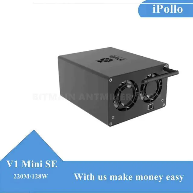 Alt view image 6 of 6 - iPollo V1 Mini SE Plus 400M Hashrate With WIFI ETC Miner with 116W Low Power Consumption Home ETC Mining