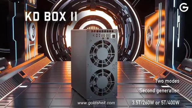 Main image of New Kadena Miner Original KD BOX 5TH/s Hashrate 400W KDA Miner Mining Kadena Algorithm With PSU Sold by META SAPCE Ready To Delivery Better than Gold shell KD Box KD box proGood for Home Mining