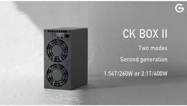 Main image of New CK BOX II 2.1TH/s±10% | 400W±10% | Nervos Network Miner CKB Crypto Mining without PSU Mining box Better Than CK Box Mine