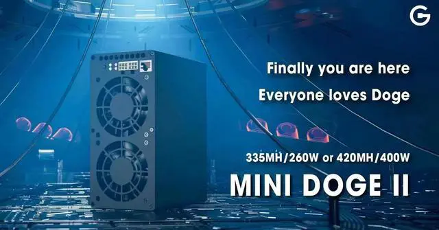 Alt view image 6 of 6 - Mini Doge II LTC & Doge Coin 335MH/S 260W 420MH/S 400W Home Miner With 750W Low Noise PSU