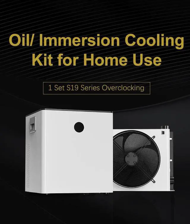 Alt view image 3 of 6 - Home Office Mining Oil Immersion Cooling Kit 4.3kW with Dry Cooler For 1 Set S19 Series Overclocking