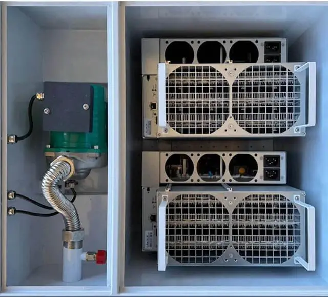 Alt view image 3 of 6 - For 2 Set S19 Series Overclocking Oil Immersion Cooling Kit 12kW with Dry Cooler Home Office Mining