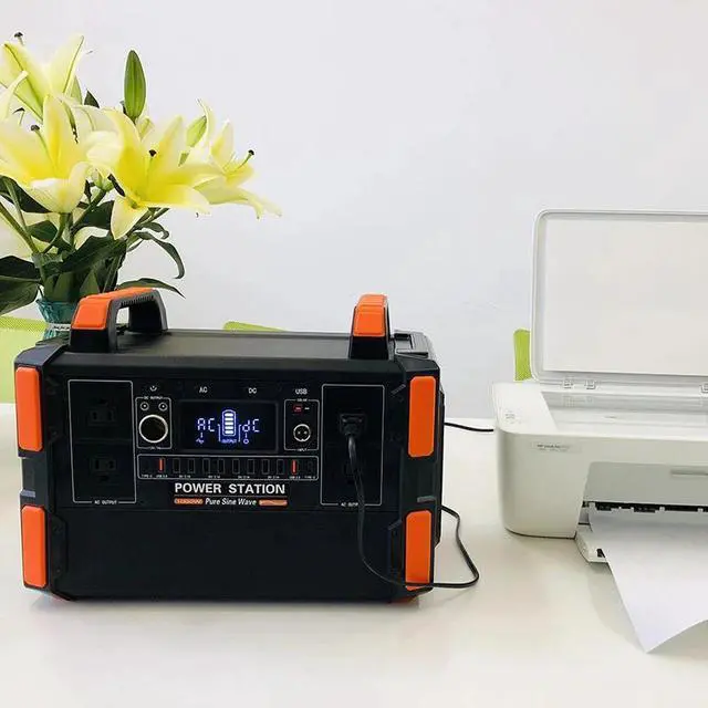 Alt view image 3 of 5 - Flashfish 110V-240V 1048wh Portable Power Station Solar Generator Large Capacity Battery for Home Outdoor Camping RV-110V