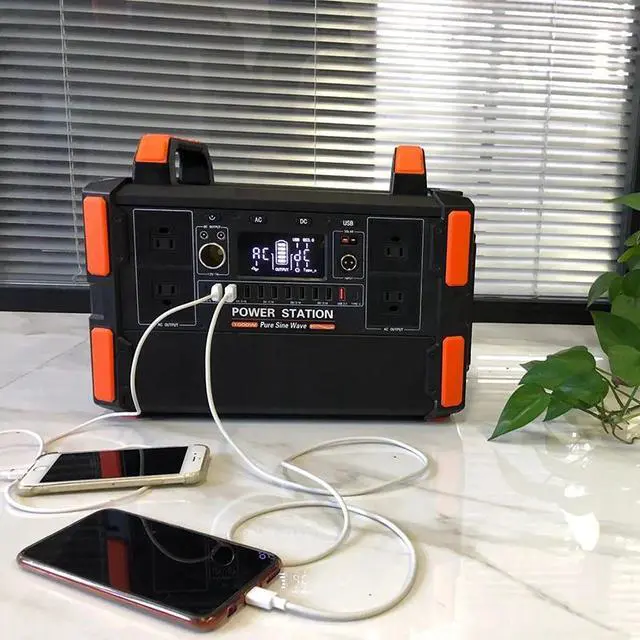 Alt view image 4 of 5 - Flashfish 110V-240V 1048wh Portable Power Station Solar Generator Large Capacity Battery for Home Outdoor Camping RV-110V