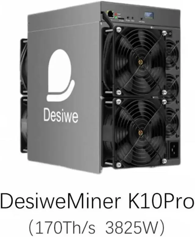 Main image of K10Pro 170Th/s 3825W Bitcoin Miner SHA256 Powerful Mining Hardware from Desiwe