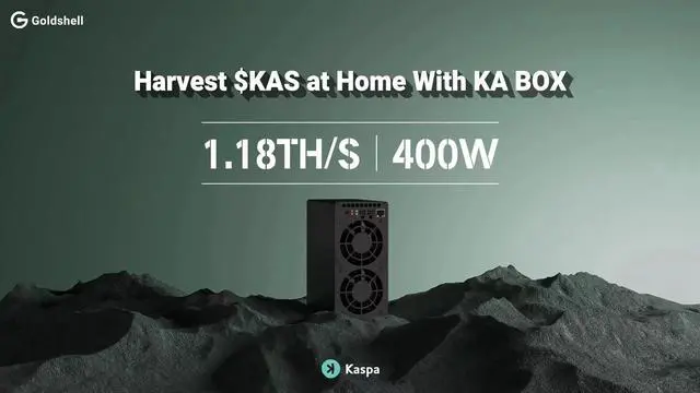 Alt view image 5 of 5 - KA Box Kaspa Miner with KHeavyHash algorithm 1.18Th/s 400W