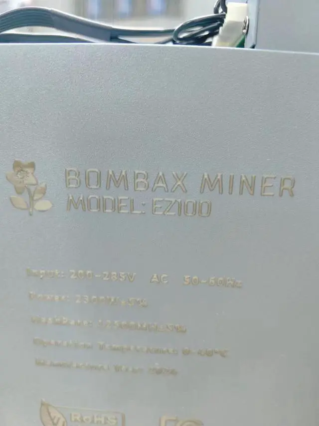 Alt view image 7 of 7 - Bombax EZ100 Ethereum Classic Miner 12500MH/s The most powerful ETC Miner