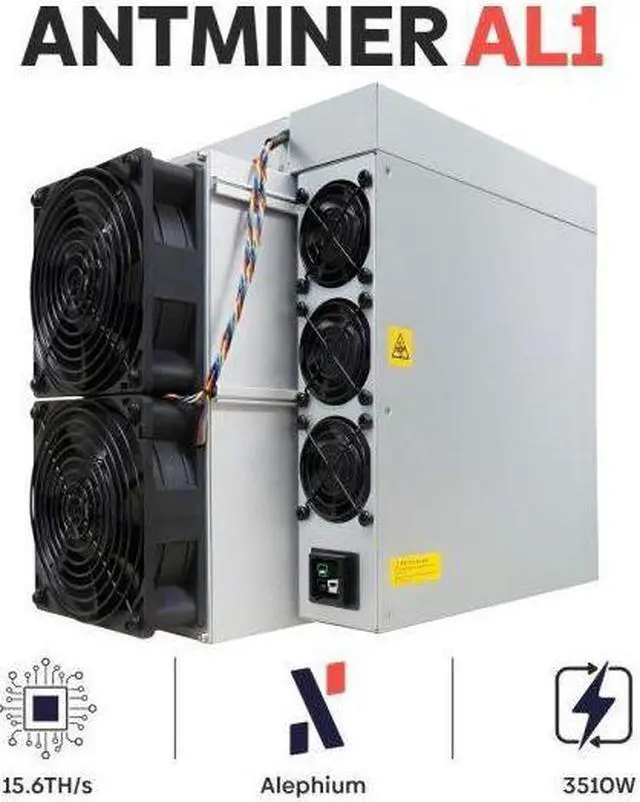 Alt view image 4 of 5 - Bitmain Antminer AL1 15.6TH/s 3510W (ALPH)