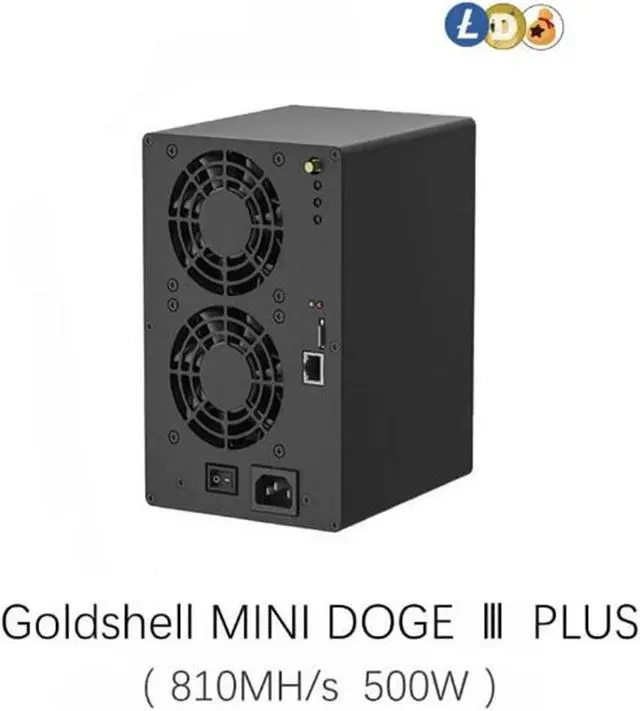 Main image of Mini Doge III Plus 810Mh/s 500W Litecoin Dogecoin Bells Miner