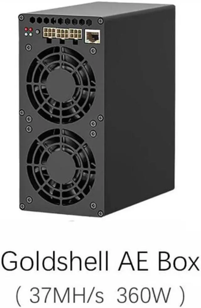 Main image of AE BOX 37Mh/s 360W ALEO Miner with Power supply included