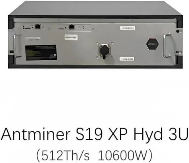 Main image of Antminer S19 XP Hyd 3U 512Th 10600W Bitcoin Miner Hydro Cooling from Bitmain