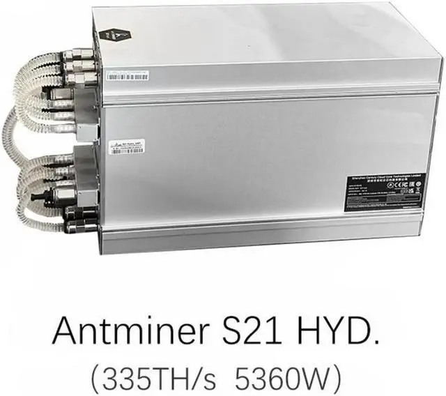 Main image of Antminer S21 Hydro 335T 5360W Bitcoin Miner Hydro Cooling from Bitmain  original