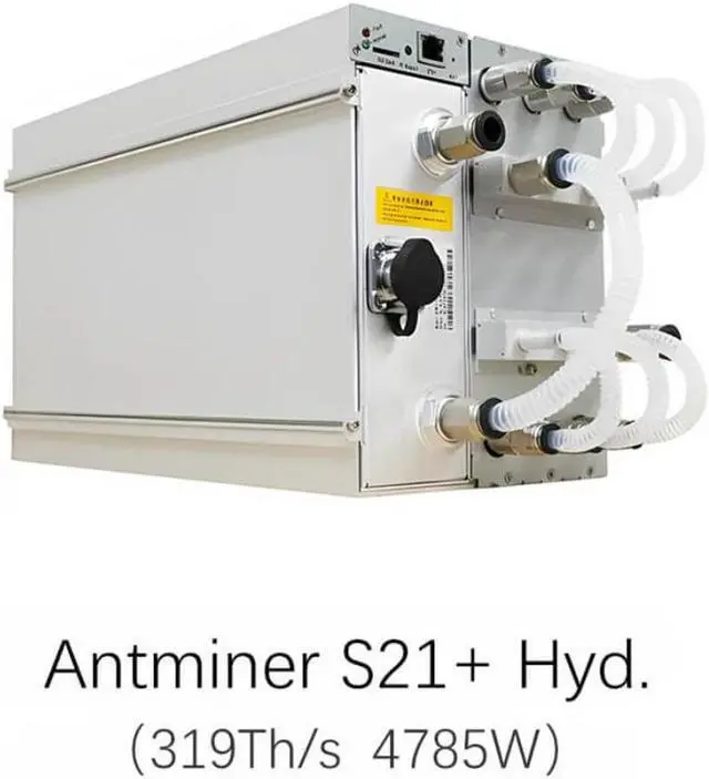 Main image of Antminer S21+ Hydro 319T 4785W Bitcoin Miner Hydro Cooling from Bitmain  original